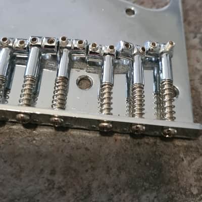 Fender Telecaster bridge & saddles 1980s Fullerton Dan Smith era image 2