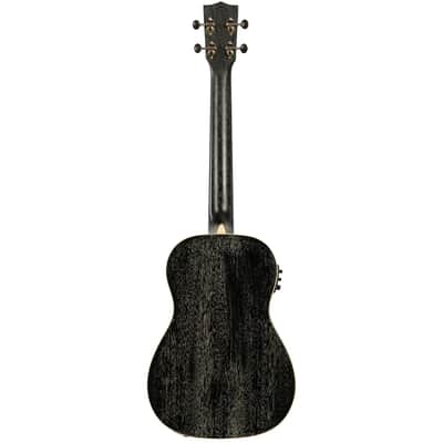 Kala Salt & Pepper Doghair Mahogany Electro Baritone Ukulele KA-SDH-BE image 5