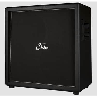 Suhr PT15 2 x 12-inch Celestion Greenback/Vintage 30 Speaker Cabinet - Black Taurus image 3