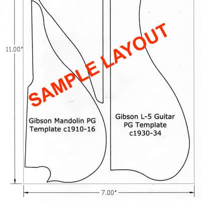 Fox Guitars Thick celluloid tortoise shell blank sheet for mandolin & guitar pickguards image 3
