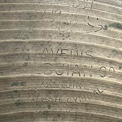 Zildjian 13" A. Zildjian '60s Stamp Hi-Hat Cymbals (Pair) 1960s - 760g and 1174g image 21