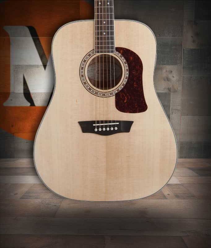 Washburn D10S Heritage 10 Series Dreadnought Acoustic Guitar - Natural (HD10S-O-U) image 1