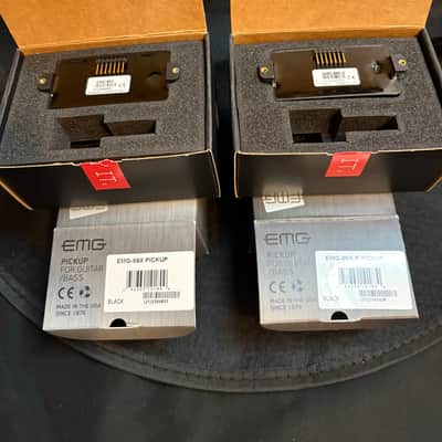 EMG 89X & 89X-R Active Pickup Set - Black Calibrated Bridge & Neck Pair (Open Box / Excellent) image 1