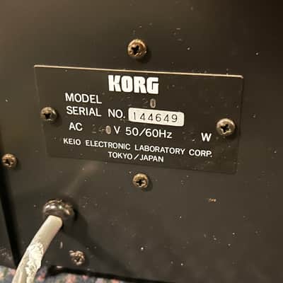 Korg MS-20 mk2 classic monosynth 1982 excellent condition in box with manuals and original leads image 11