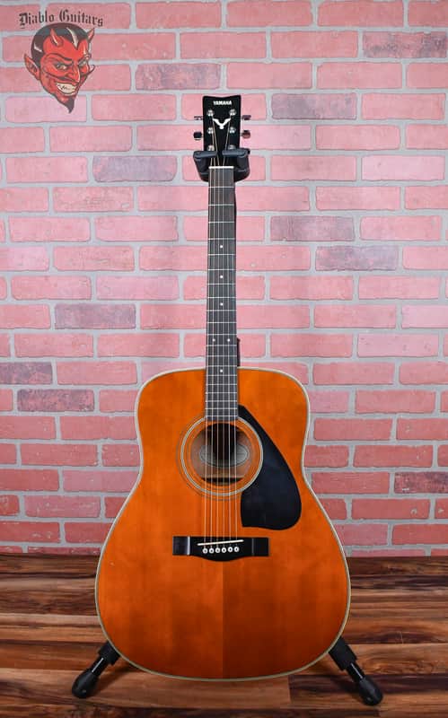 Yamaha Fg-435 Dreadnaught Natural 1980s w/Chipboard Case | Reverb