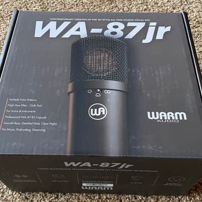 Warm Audio WA-87jr SE Large Diaphragm Cardioid Condenser Microphone 2025 - Present - Matte Black image 1
