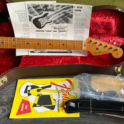 1994 Fender Stratocaster 1954 Reissue 40th Anniversary with 2 Cases Serial# 1905 image 3