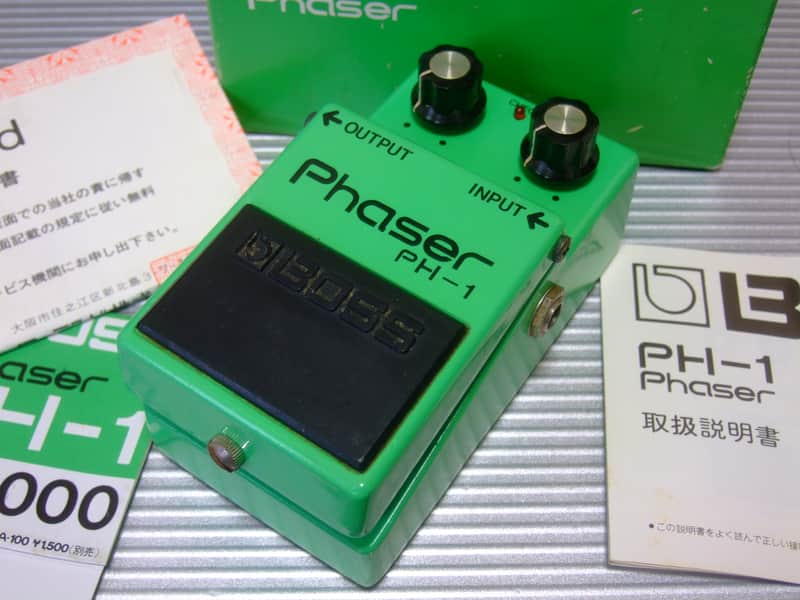 1979 Boss PH-1 Phaser w/ Original Box & Manual / MIJ Made in Japan (Black Label) image 1