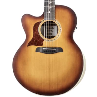 Sawtooth Left Handed Australian Blackwood Jumbo Cutaway 24 Fret Acoustic Electric Guitar w Red Cedar Top image 1