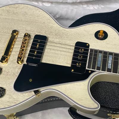 NEW ! Gibson Custom Shop Historic '54 Les Paul Custom Reissue Dealer Select - P-90's Staple Pick-Up - TV White - VOS - Authorized Dealer - 9.3 lbs - G07164 image 1