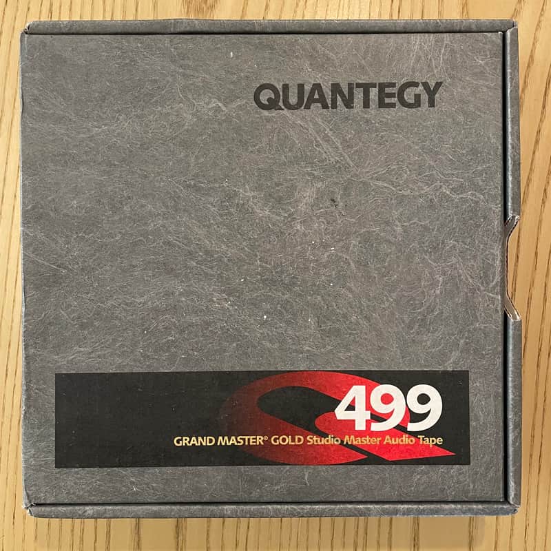 Quantegy 499 GRAND MASTER GOLD Studio Master Audio Tape 2" x 2500' image 1