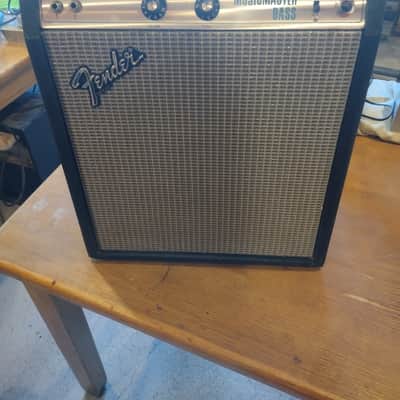 Fender Musicmaster Bass Amplifier 1978 - Silver Panel image 2
