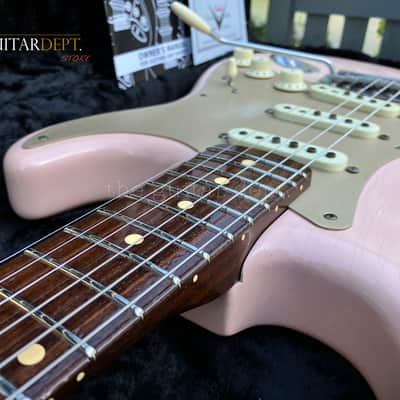 ♚MINT♚FENDER Custom Shop 50's JOURNEYMAN RELIC STRATOCASTER♚7.5 LBS !♚SHELL PINK image 3