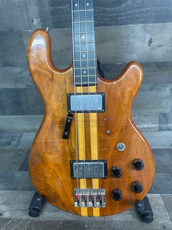Kramer 450-B Four String Bass Late 70s Walnut image 1