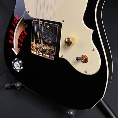 Joe Doe 'The Gambler' JDV32 Limited Edition Electric Guitar Gloss Black w/ Case image 9