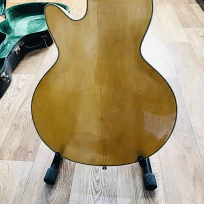 Rare 1959 Grimshaw SS semi electric guitar, blonde, fitted Bigsby,  short scale neck, dog ear P90's image 5