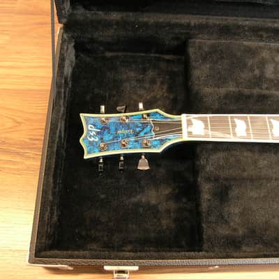ESP Eclipse STD 2011 - Planet Blue Custom Finish - MINT + Original Case image 6