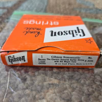 Vintage 1960's Gibson String Box w/ Packets! Original Case Candy! image 2