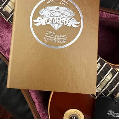 Gibson Custom 60th Anniversary 1959 Les Paul Standard VOS Iced Tea Burst VOS image 15