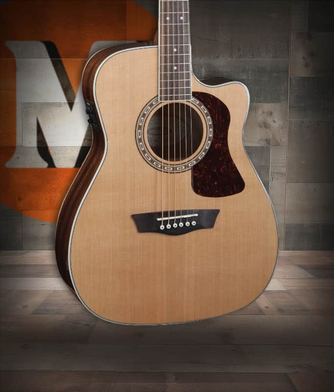 Washburn Heritage 10 Series F11SCE Acoustic-Electric - Natural (HF11SCE-O-U) image 1