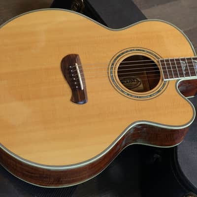 Tacoma JK50C Koa Sitka Acoustic Guitar Natural + OHSC image 2