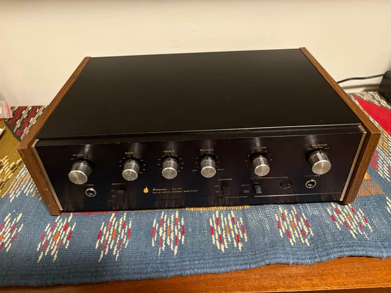 Sansui AU-101 Integrated Amplifier, Great Shape, Recently Serviced