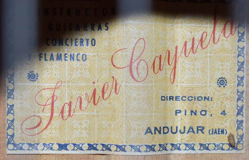 Javier Cayuela Flamenco with Tuners 1952 - French Polish image 1