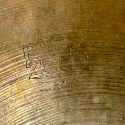 15” 1975 Paiste 2002 BLACK LABEL Hihats 961g 1130g Golden Patina! image 2