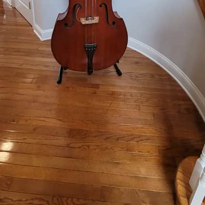 Vintage Framus (Germany) 3/4 Upright Double String Bass w/vintage Ampeg Pickup image 2