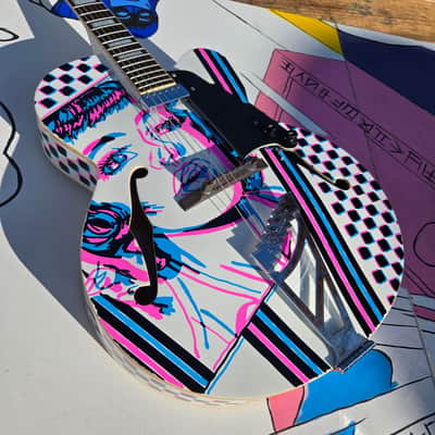 D'Angelico Premier EXL-1 Hollow Body Archtop 2010s - White image 24