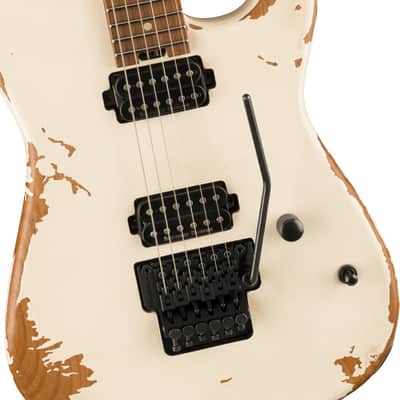 Charvel Pro-Mod Relic San Dimas Style 1 Electric Guitar. HH FR PF, Pau Ferro Fingerboard, Weathered White image 5