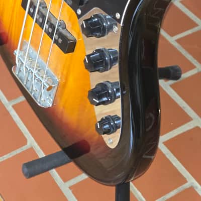 Squier Vintage Modified Jaguar Bass Special SS 2012 - 2018 - Brown Sunburst image 5