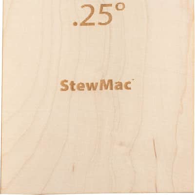 StewMac Neck Shims for Bass, Blank - 6 Pack of 0.25 Degree Shims image 4