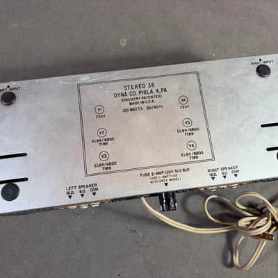 Dynaco Stereo 35 ST-35 Tube Power Amplifier w/ Cage | Original Dynakit | Tested Working | Dynaco Tubes image 8