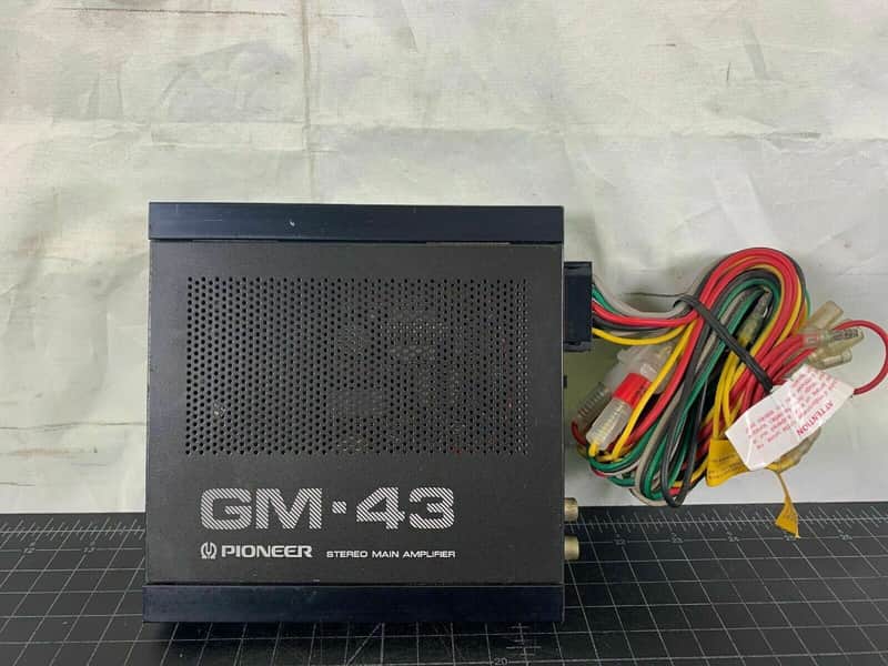PIONEER GM-43A old school car amplifier 30WX2 RARE AMP GM43A | Reverb