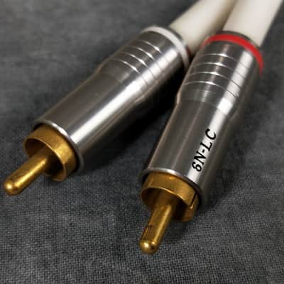 Rare Hitachi 6N-LC Super High Quality Interconnect 1M RCA Cable [Excellent ] image 3