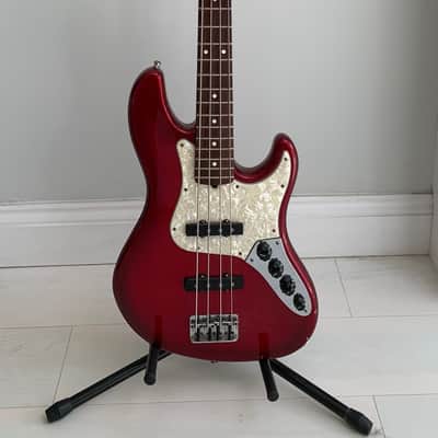 Fender American Deluxe Jazz Bass with Rosewood Fretboard 1995 - 1998 - Crimson Burst image 1
