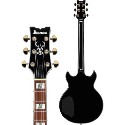 Ibanez AR520H-BK 6-String Semi Hollow Body Electric Guitar with Jatoba Fretboard, Right-Handed, Black image 3
