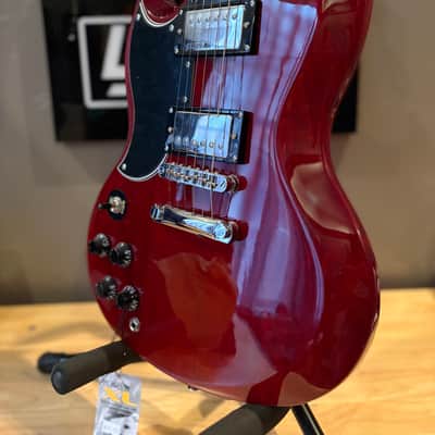 Vintage LVS6 Reissued Series Double Cut Left-Handed image 5
