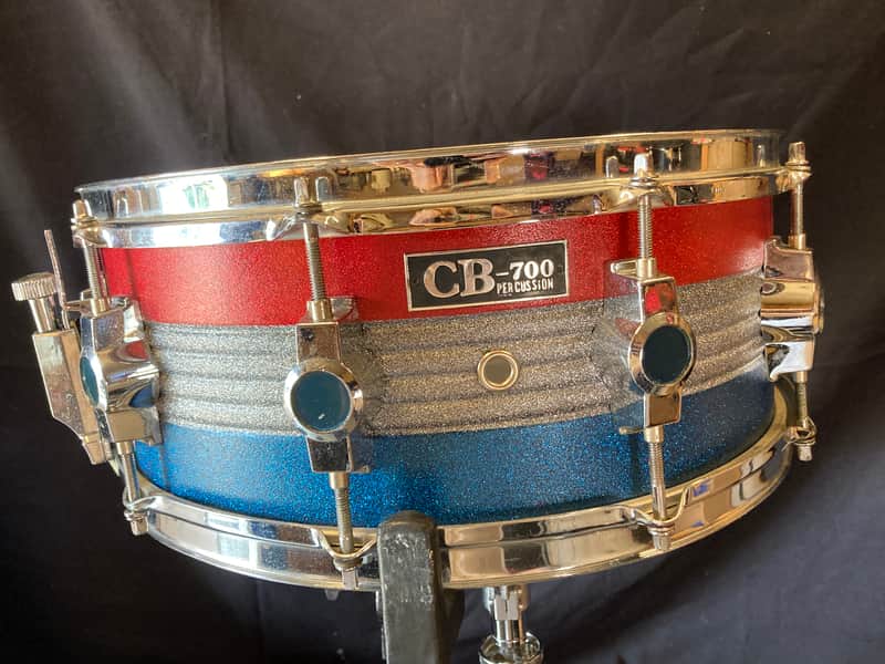 CB-700 - Red, White, Blue 1976 "Bicentennial Edition" 5.5x14" 10-Lug Steel Snare Drum image 1