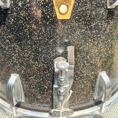 Ludwig Early 60's Ludwig Galaxy Sparkle deep 14" snare drum with case 1962-1967 - SPARKLING GALAXY PEARL SPARKLE image 2