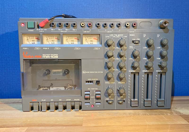 [Very Rare] Vesta Fire MR-10B Multitrack Cassette Tape Recorder 1988 Black Vestax image 1