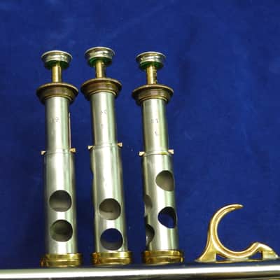 Selmer Paris Grand Prix model 20 Bb trumpet 1950 Lacquered Brass image 19