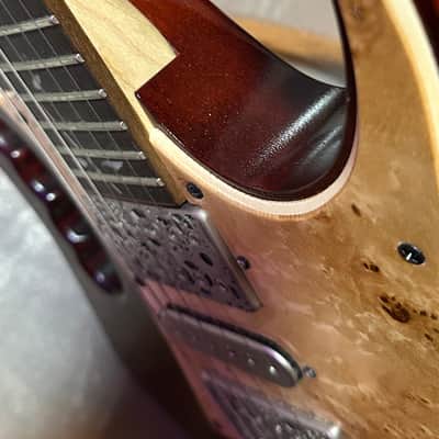 Ibanez JEM77WDP-CNL Steve Vai Signature Woody with Panga Panga Fretboard 2018 - Charcoal Brown Low Gloss image 18