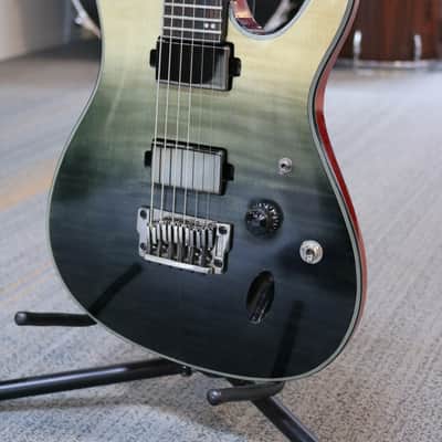 2019 Ibanez S61AL Axion Label Black Mirage Gradation Electric Guitar image 5