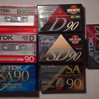 Vintage / High Quality Sealed TDK Cassette Tapes D90, SD90, SA90 image 7