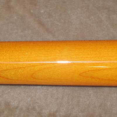 WD Music SNVSVPF Lic. Fender Pau Ferro Stratocaster Neck Vintage Amber Gloss Poly Soft V Profile #2 image 12