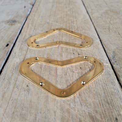 Gibson Flying V2 Pickup Rings NOS 1980s - Gold image 2