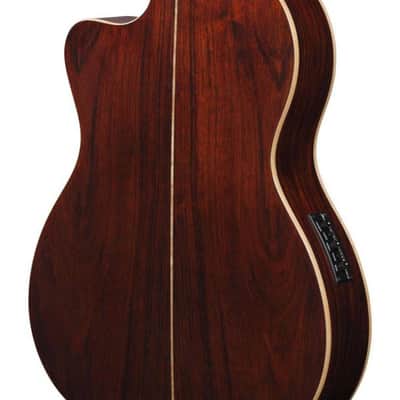 Ibanez GA34STCE Thinline Cutaway Classical Acoustic/Electric Guitar - Natural High Gloss image 2