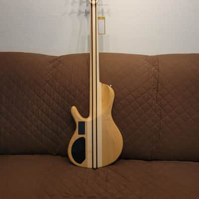 Cort A5BEYONDOPBN Single Cutaway Multi-Scale Bubinga Top 5-String Electric Bass Guitar w/Premium Soft Case image 3